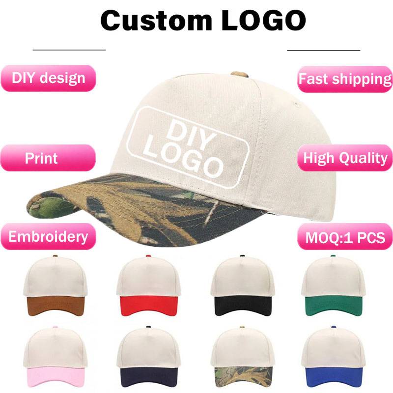 Dad Hat Cotton - Boné de Beisebol Estruturado de 5