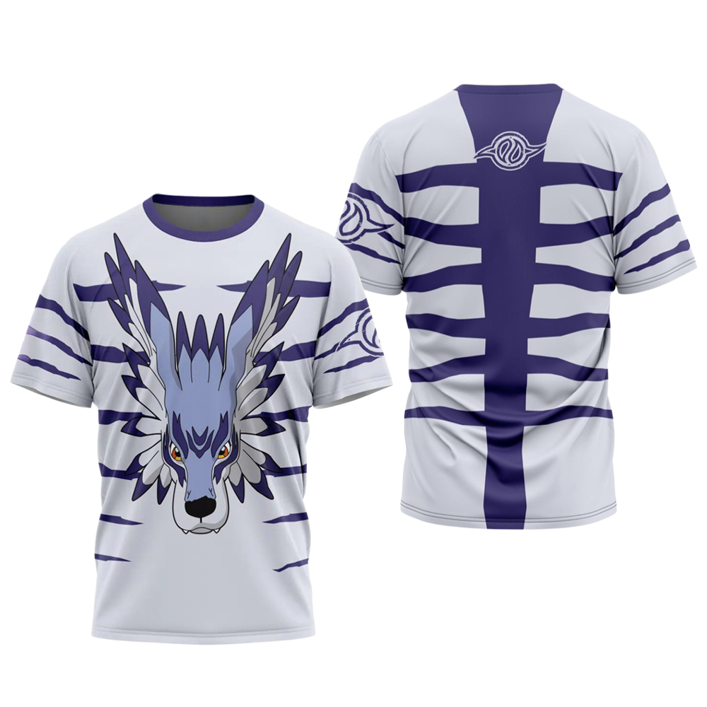 Running Cap Lightweight - Camiseta Bandai Digimon Adventure Garurumon com