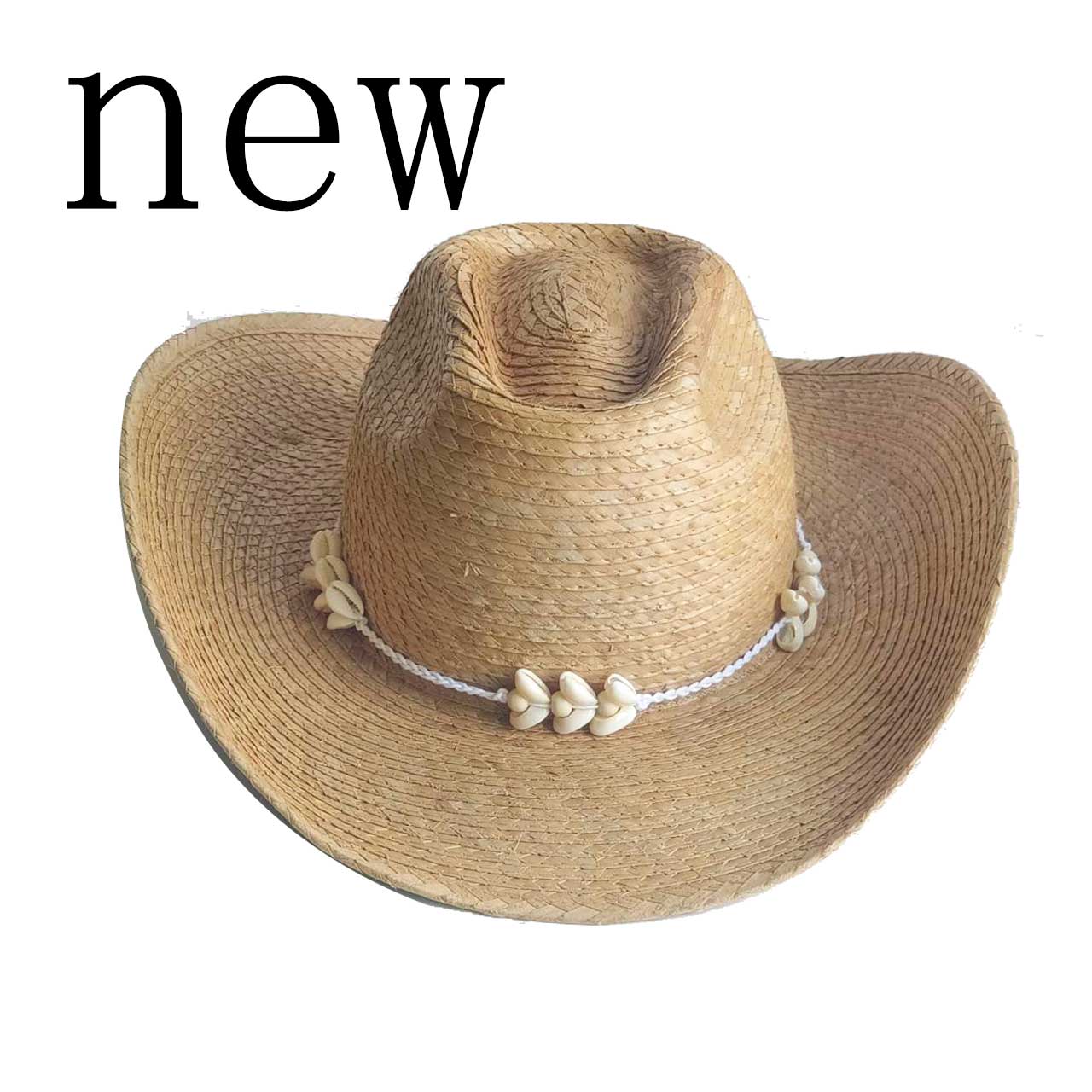 Cowboy Hat Straw - Chapéu de palha estilo cowboy, chapéu