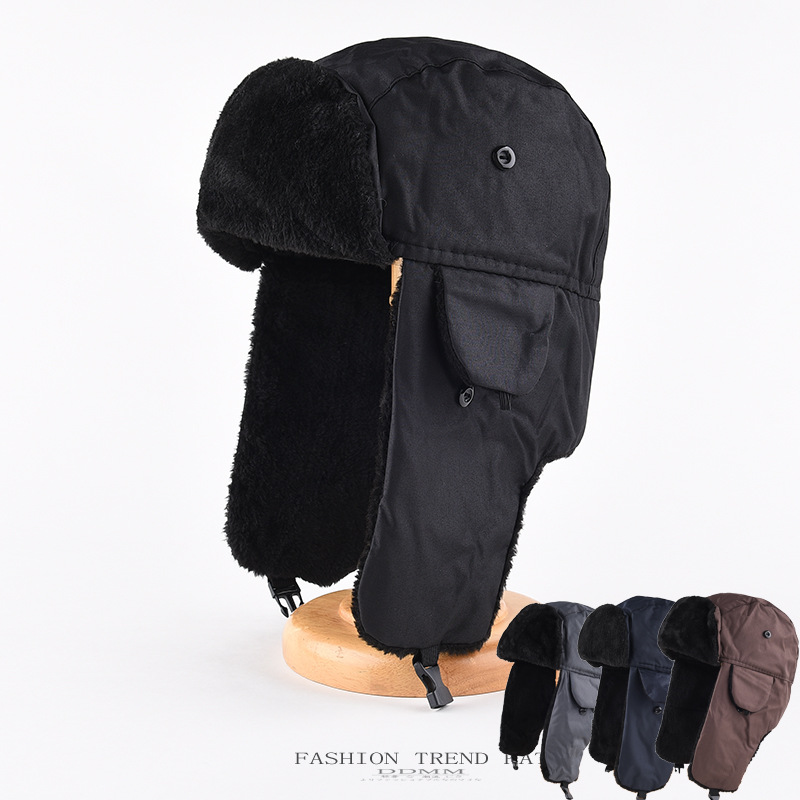 Trapper Hat Ear Flap - 1 unidade de chapéu masculino de