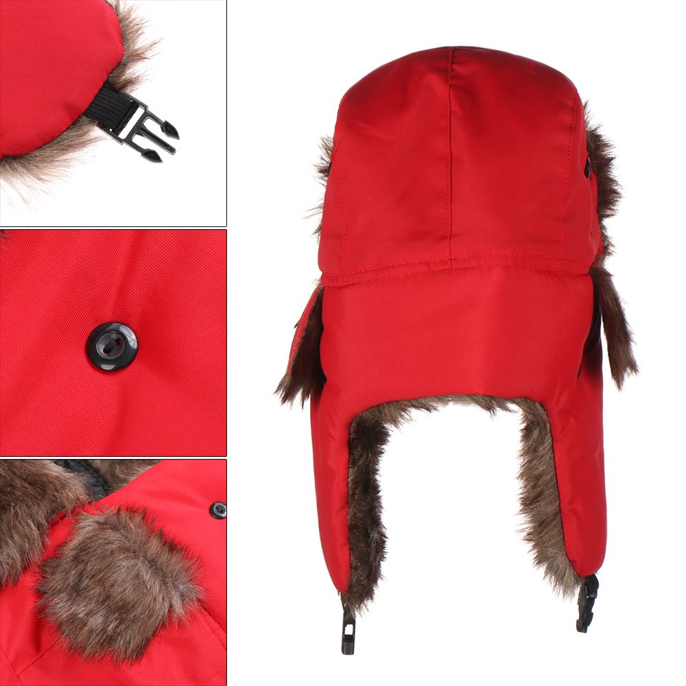 Trapper Hat Ear Flap - Gorro de Inverno Quente com Protetor