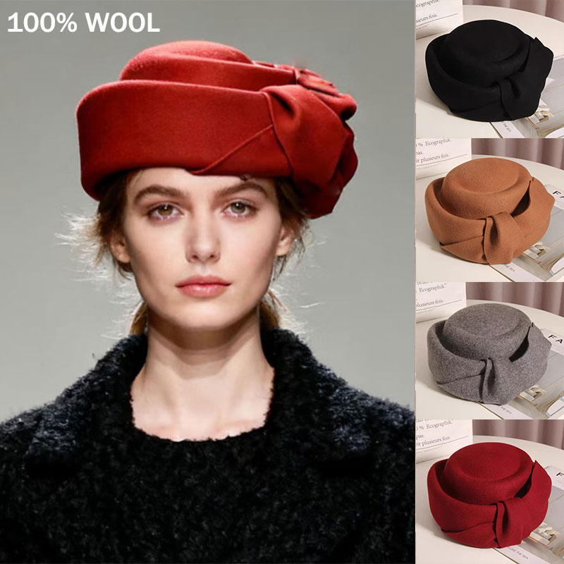 Beret French Wool - Novo clássico boina de feltro de