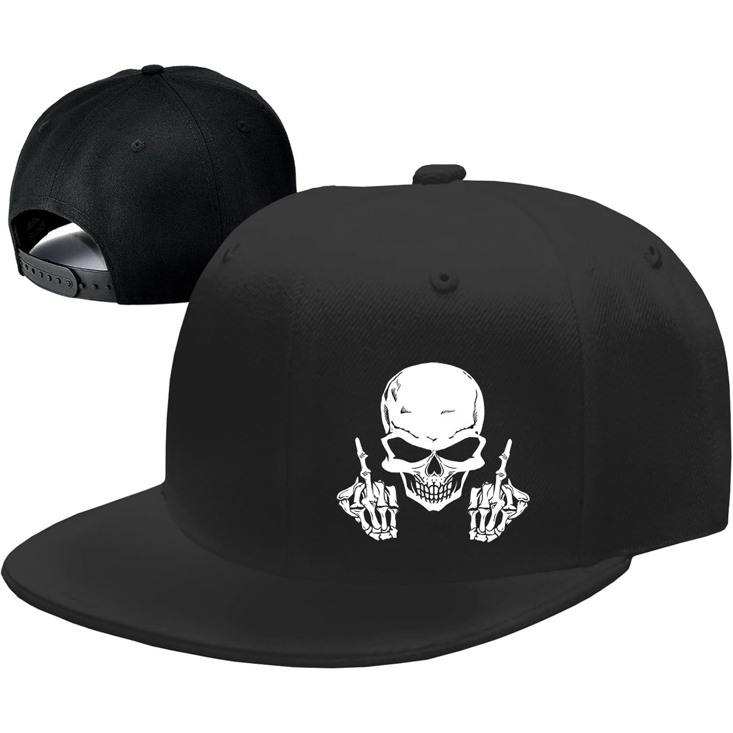 Snapback Hat Flat - Chapéus snapback de dedo médio com