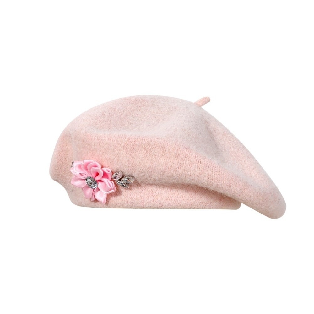 Boina Elegante de Lã Cor Sólid - Beret French Wool avaliação e preço