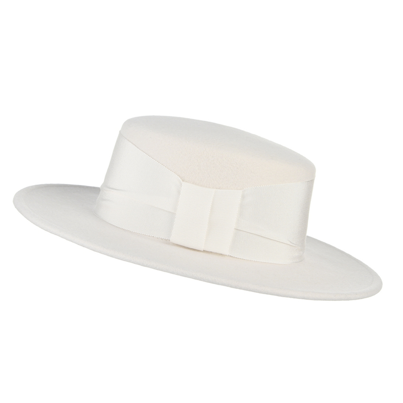 Chapéu Fedora de Lã 100% Branc - Fedora Hat Wool avaliação e preço
