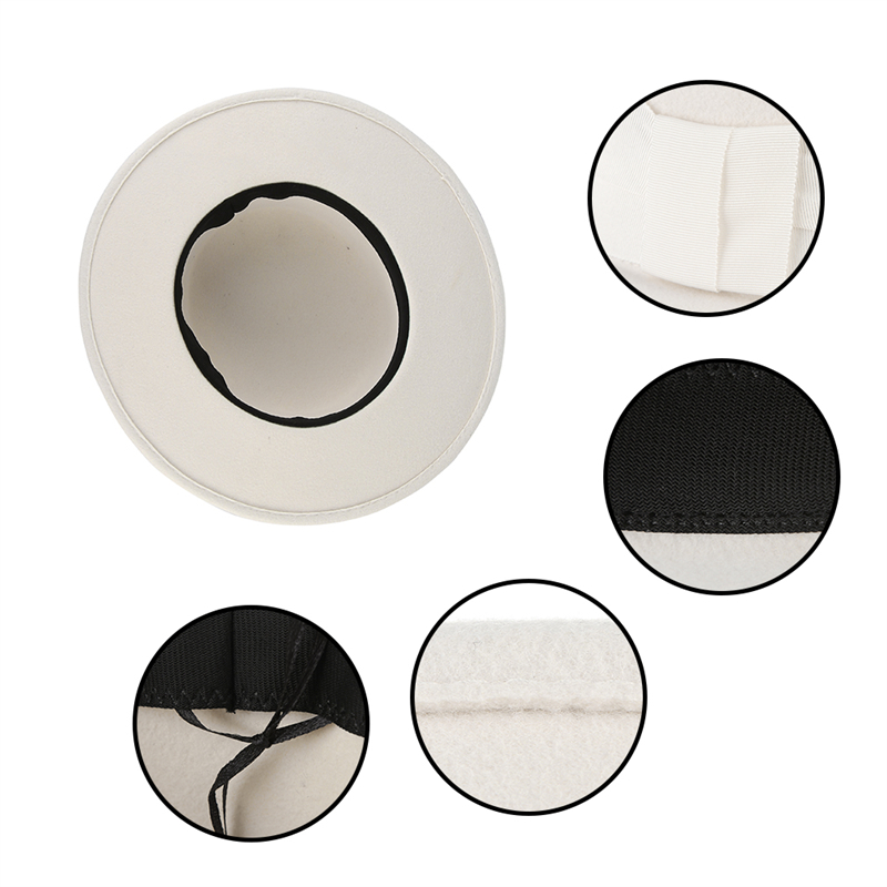 Chapéu Fedora de Lã 100% Branc - Fedora Hat Wool avaliação e preço