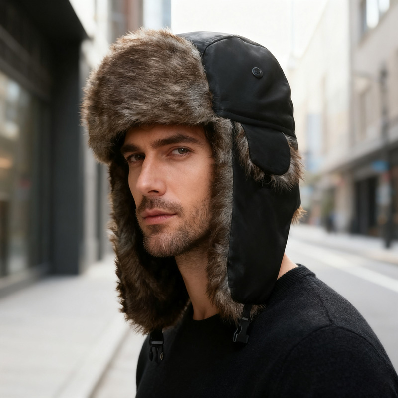 Inverno russo ushanka chapéu m - Winter Trapper Hat avaliação e preço