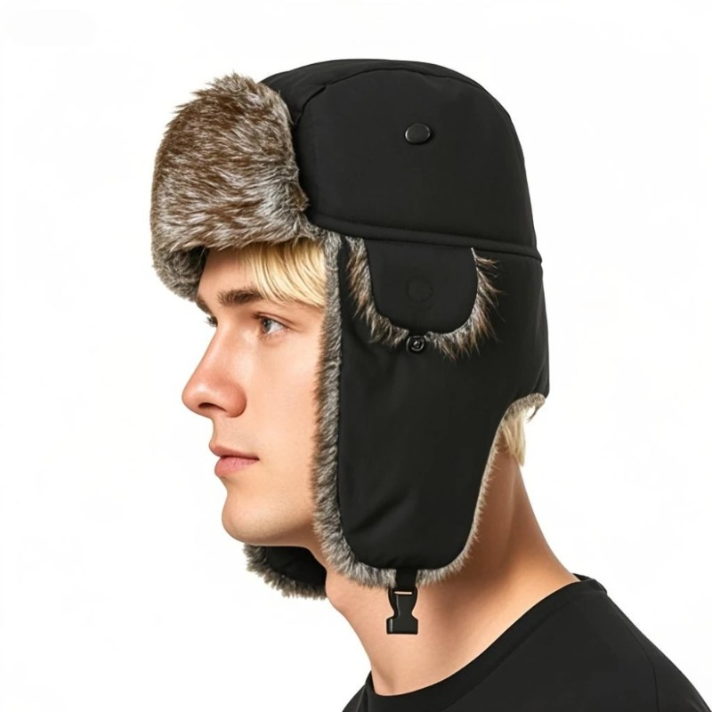 Inverno russo ushanka chapéu m - Winter Trapper Hat avaliação e preço