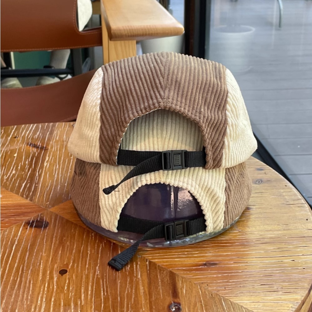 Boné de 5 Painéis com Aba Curt - Corduroy Cap 5 Panel avaliação e preço