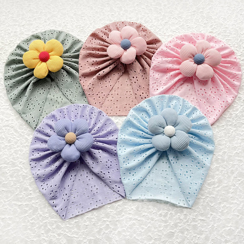 3d flor bebê turbante boné ver - Dad Hat Cotton avaliação e preço