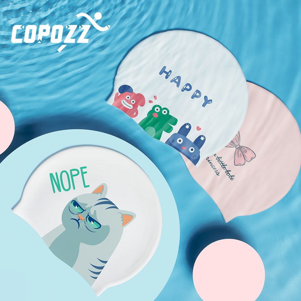 Copozz esportes aquáticos mulh - Swim Hat Silicone avaliação e preço
