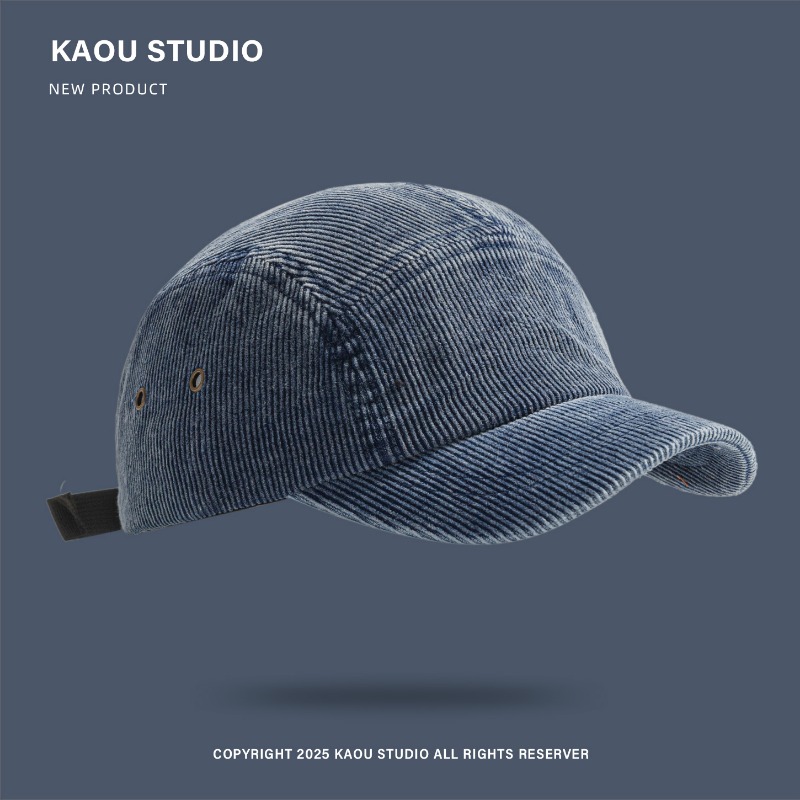 Boné Unissex de Corduroy com 5 - Corduroy Cap 5 Panel avaliação e preço