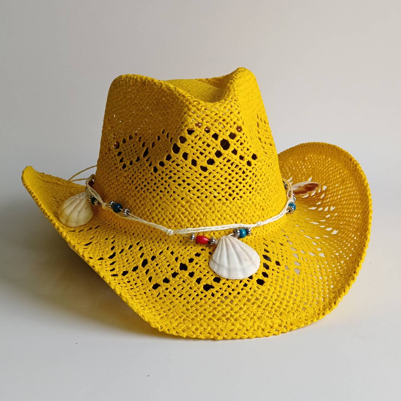 Chapéus de Palha Cowboy Amarel - Cowboy Hat Straw avaliação e preço
