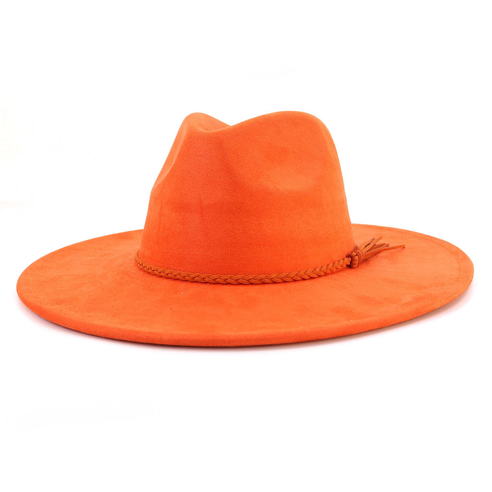 Chapéu de camurça vegana forma - Fedora Hat Wool avaliação e preço