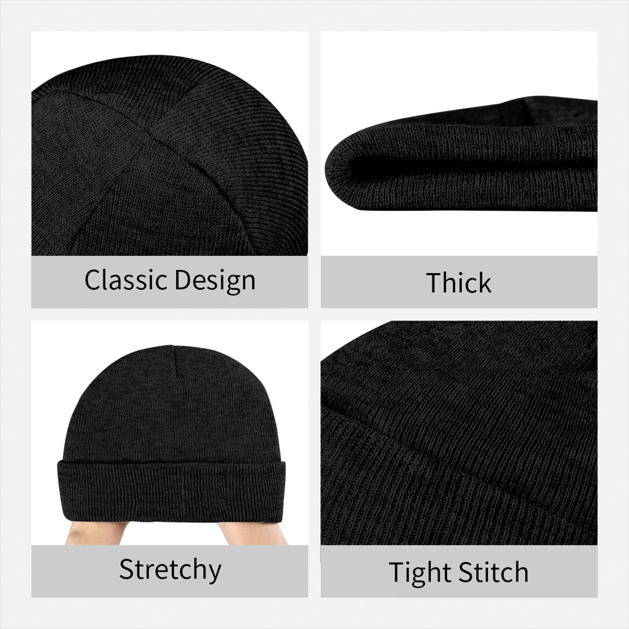 Gorro de malha com punho Harpo - Beanie Cuffed Knit avaliação e preço