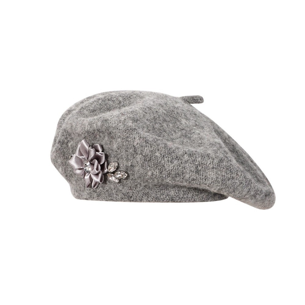 Boina de Lã Vintage em Cor Sól - Beret French Wool avaliação e preço