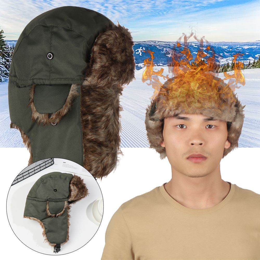 Gorro de Inverno Quente com Pr - Trapper Hat Ear Flap avaliação e preço