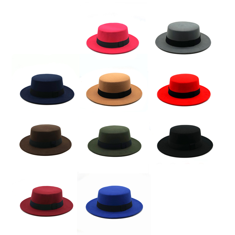 Inverno outono imitação de lã  - Fedora Hat Wool avaliação e preço