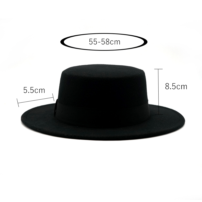 Inverno outono imitação de lã  - Fedora Hat Wool avaliação e preço