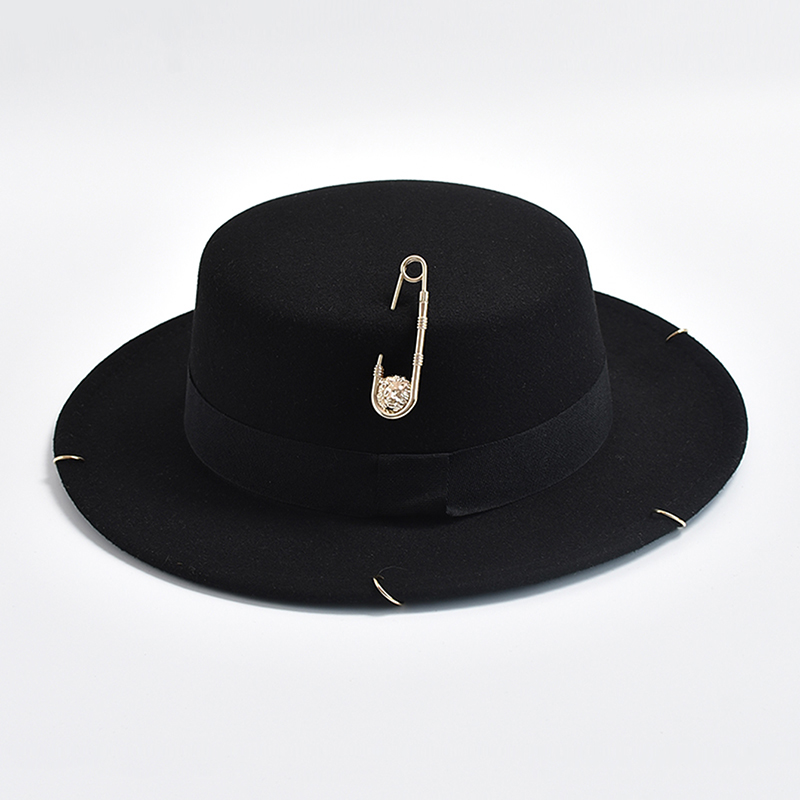 Nova moda desige chapéu fedora - Fedora Hat Wool avaliação e preço
