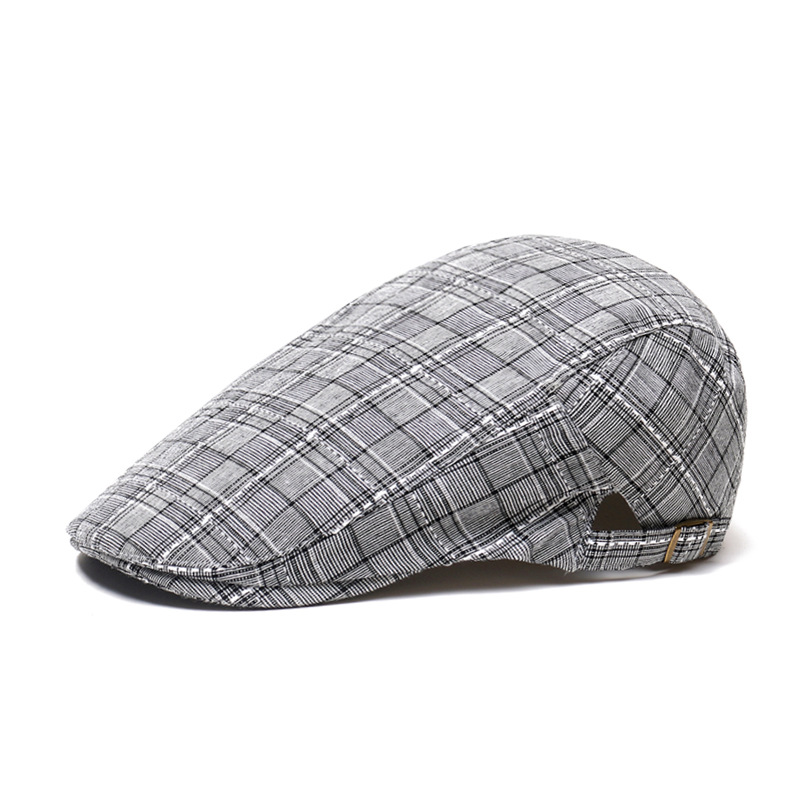 Boina Unissex de Algodão Xadre - Newsboy Cap Ivy avaliação e preço